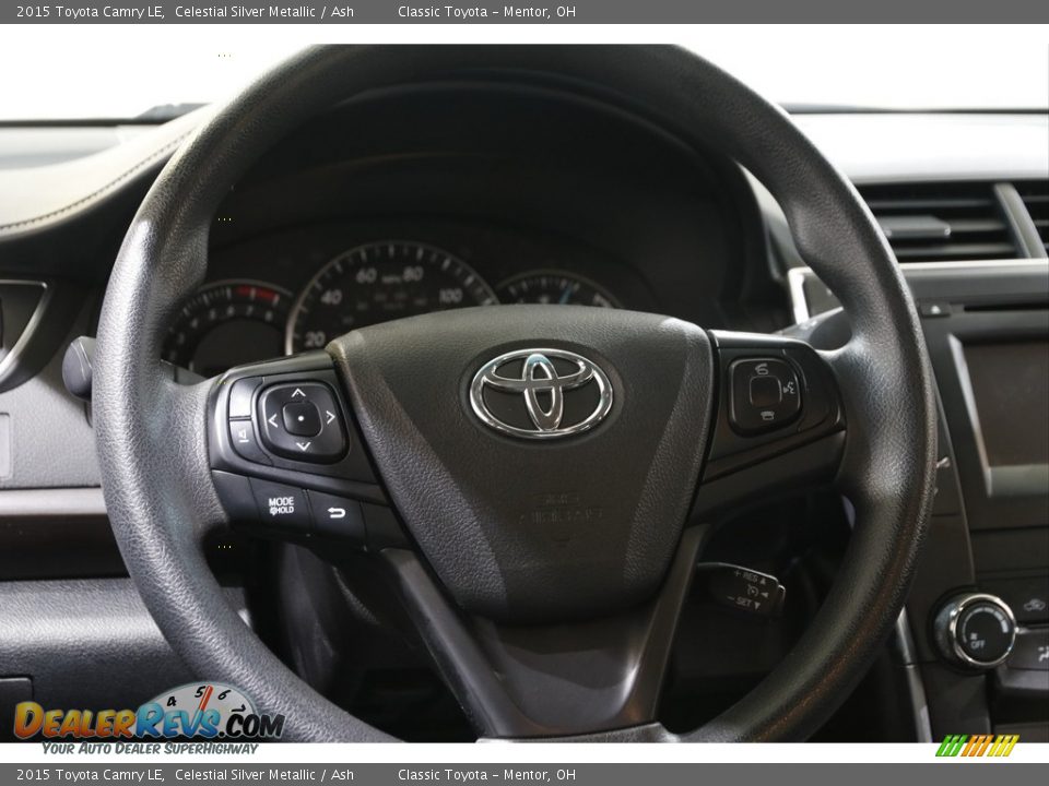 2015 Toyota Camry LE Celestial Silver Metallic / Ash Photo #7