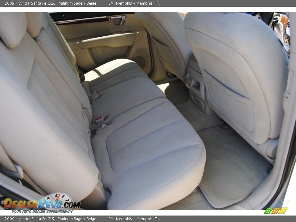 2009 Hyundai Santa Fe GLS Platinum Sage / Beige Photo #23