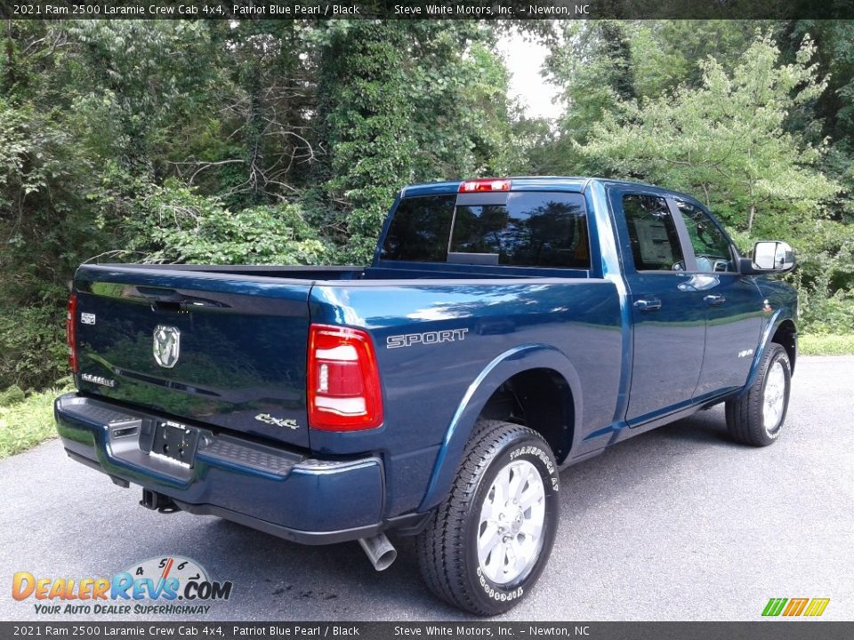 2021 Ram 2500 Laramie Crew Cab 4x4 Patriot Blue Pearl / Black Photo #6