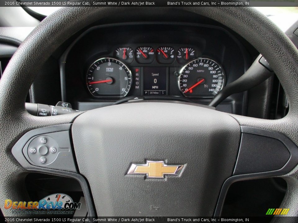 2016 Chevrolet Silverado 1500 LS Regular Cab Summit White / Dark Ash/Jet Black Photo #11