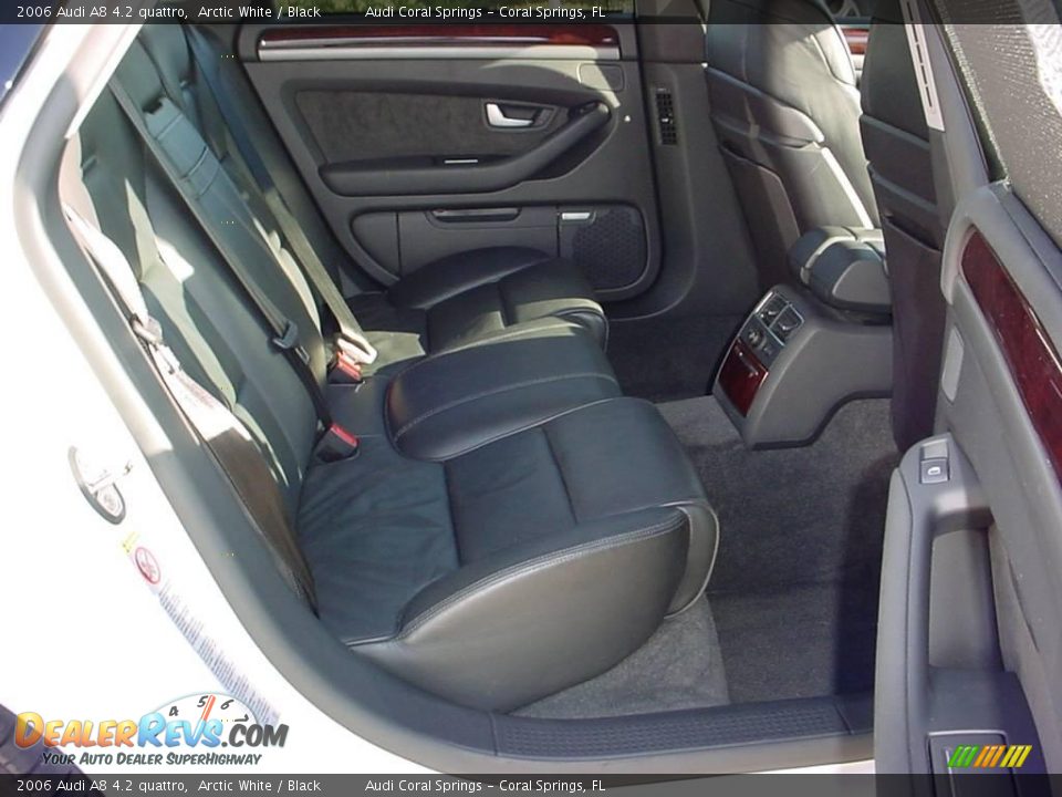 2006 Audi A8 4.2 quattro Arctic White / Black Photo #11