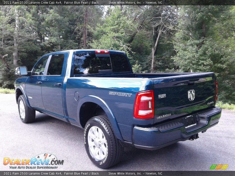 2021 Ram 2500 Laramie Crew Cab 4x4 Patriot Blue Pearl / Black Photo #9