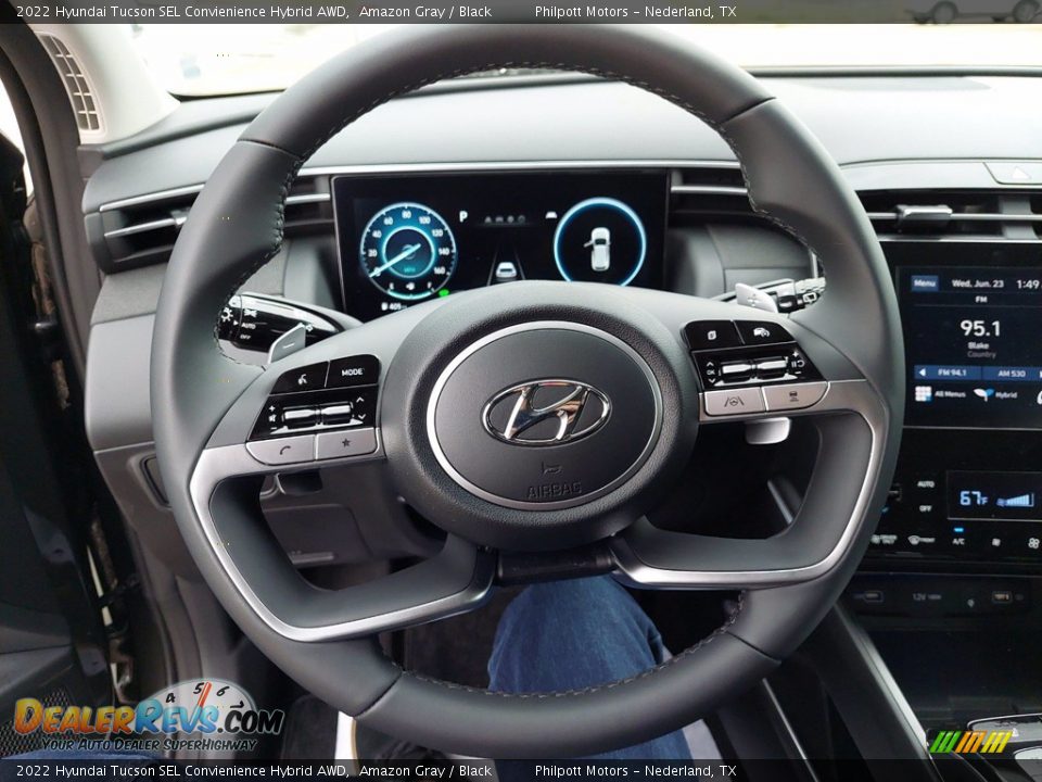 2022 Hyundai Tucson SEL Convienience Hybrid AWD Steering Wheel Photo #15