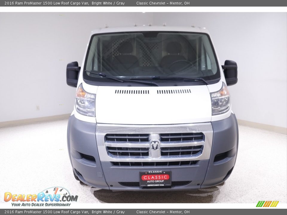 2016 Ram ProMaster 1500 Low Roof Cargo Van Bright White / Gray Photo #2