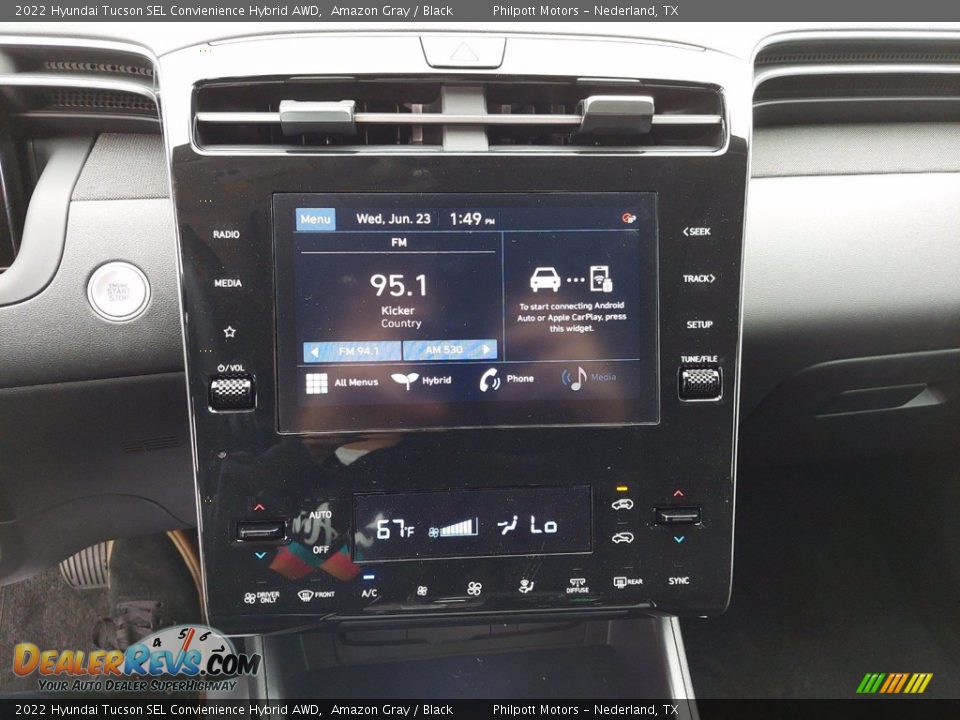 Controls of 2022 Hyundai Tucson SEL Convienience Hybrid AWD Photo #18