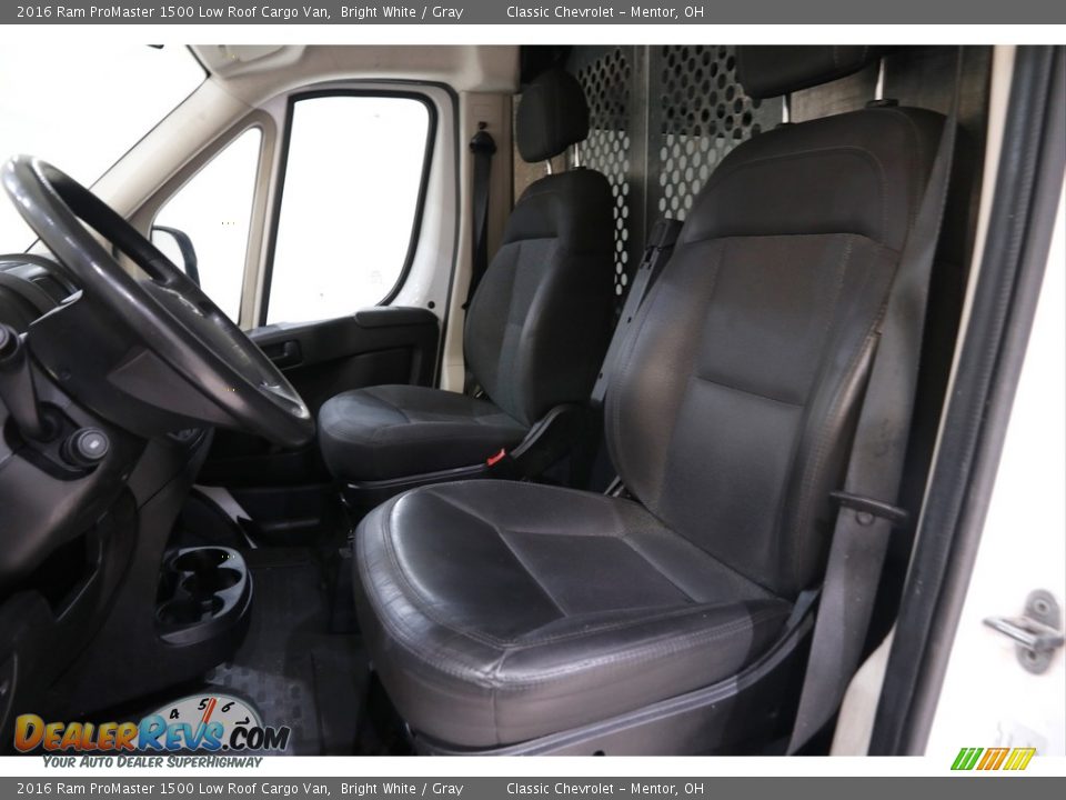 Front Seat of 2016 Ram ProMaster 1500 Low Roof Cargo Van Photo #5