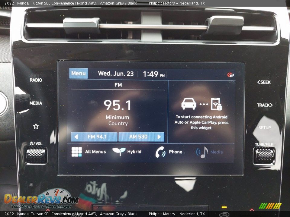 Audio System of 2022 Hyundai Tucson SEL Convienience Hybrid AWD Photo #19