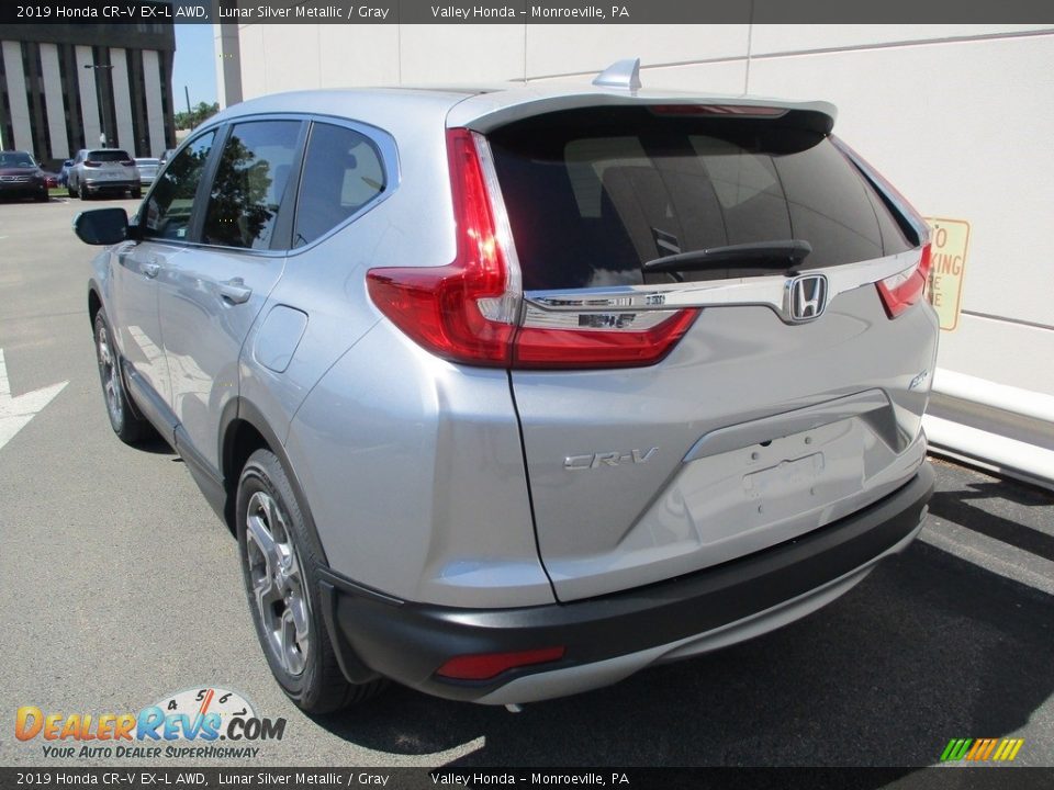 2019 Honda CR-V EX-L AWD Lunar Silver Metallic / Gray Photo #3