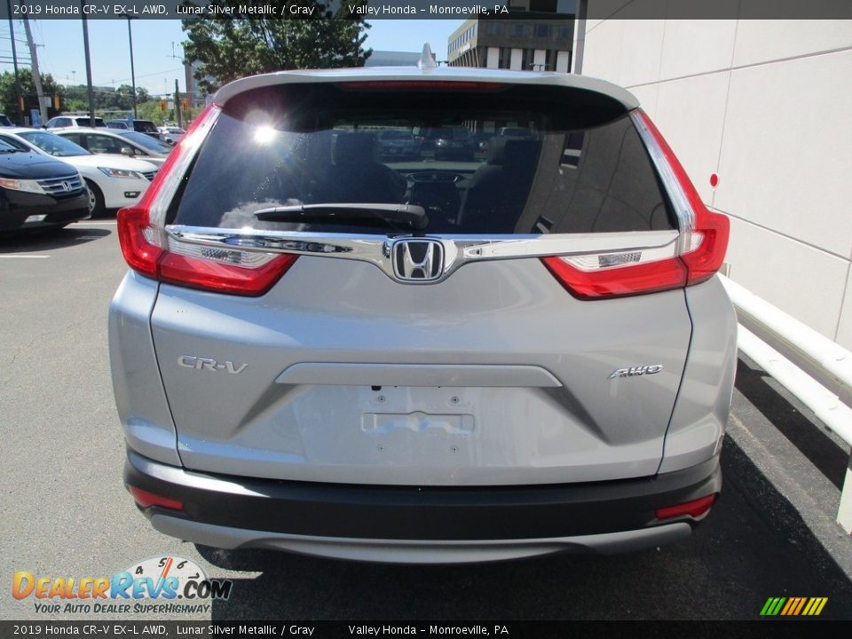 2019 Honda CR-V EX-L AWD Lunar Silver Metallic / Gray Photo #4