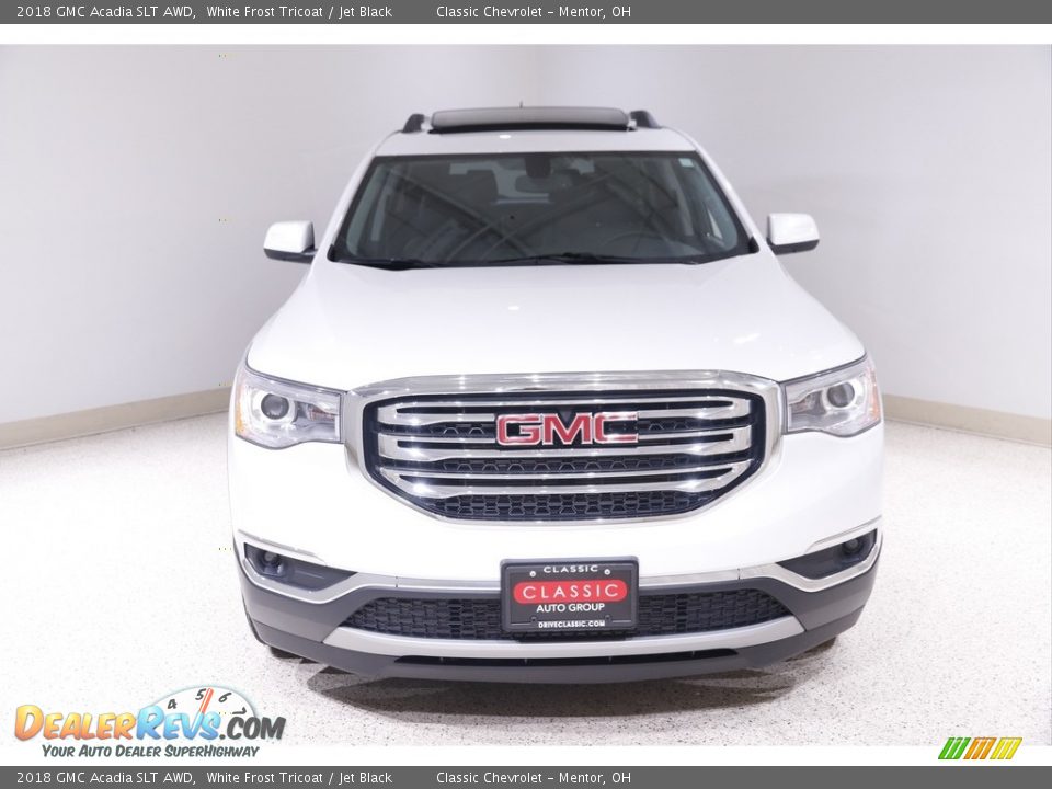 2018 GMC Acadia SLT AWD White Frost Tricoat / Jet Black Photo #2