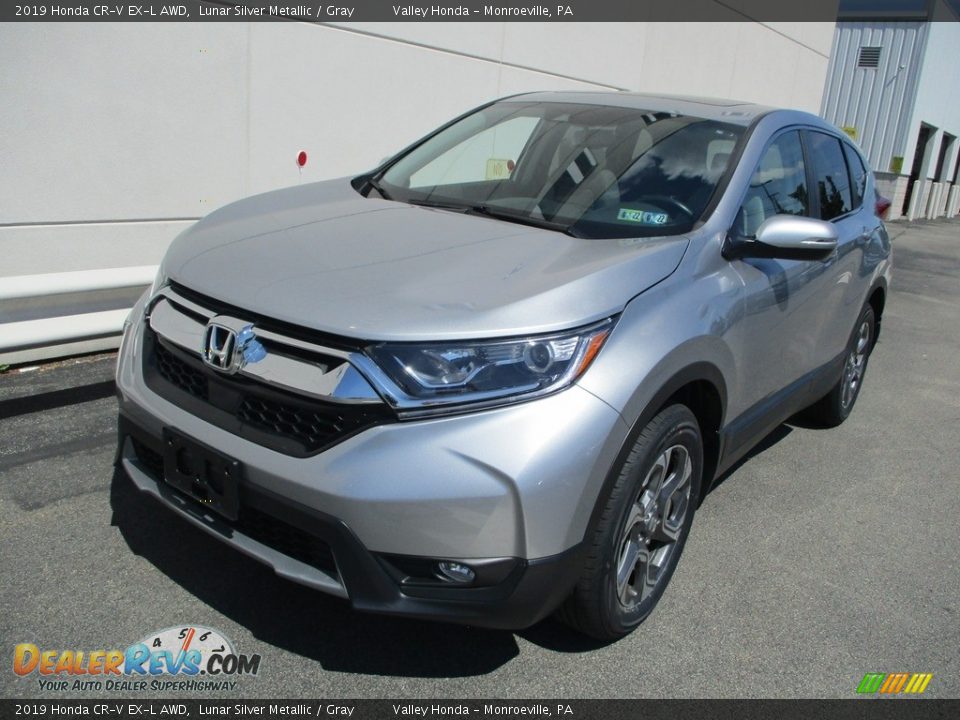 2019 Honda CR-V EX-L AWD Lunar Silver Metallic / Gray Photo #9