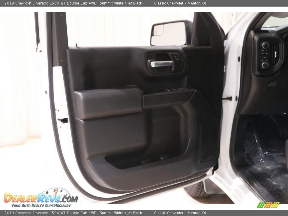 2019 Chevrolet Silverado 1500 WT Double Cab 4WD Summit White / Jet Black Photo #4