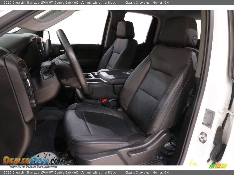 2019 Chevrolet Silverado 1500 WT Double Cab 4WD Summit White / Jet Black Photo #5