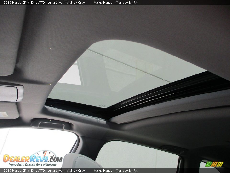 2019 Honda CR-V EX-L AWD Lunar Silver Metallic / Gray Photo #11