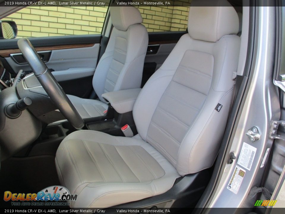 2019 Honda CR-V EX-L AWD Lunar Silver Metallic / Gray Photo #12