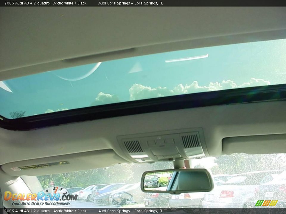 2006 Audi A8 4.2 quattro Arctic White / Black Photo #12