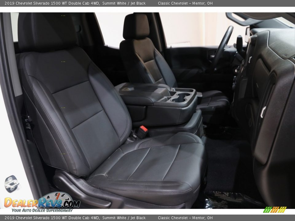 2019 Chevrolet Silverado 1500 WT Double Cab 4WD Summit White / Jet Black Photo #14