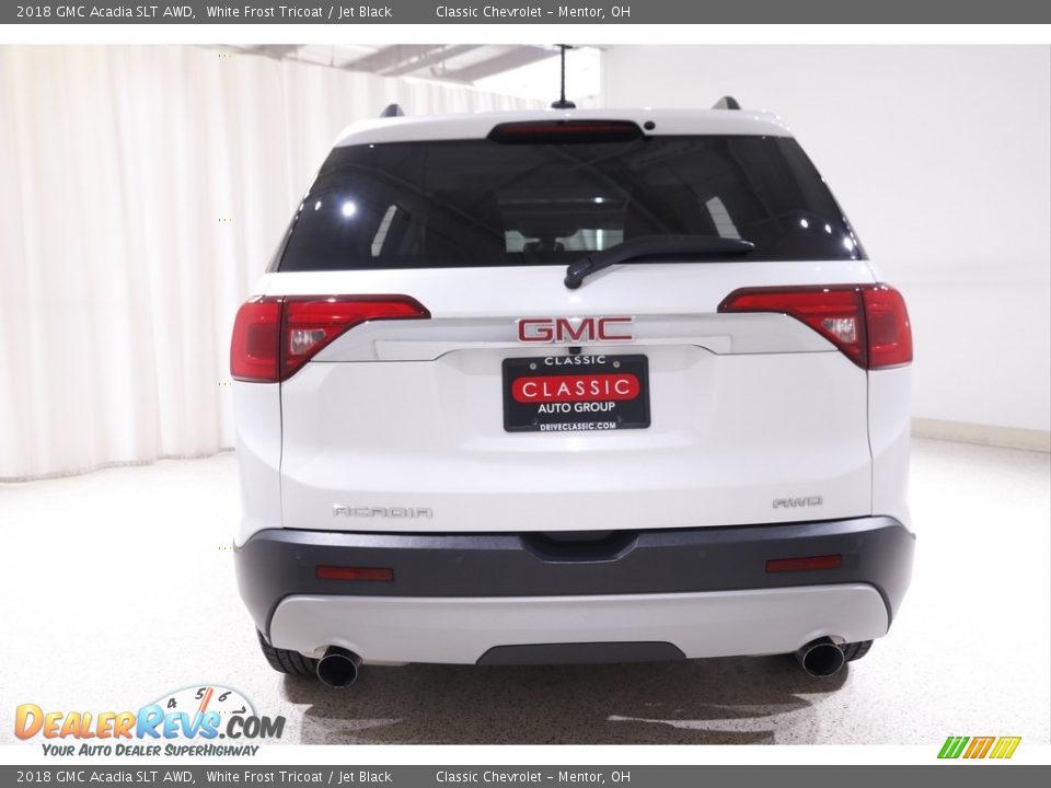 2018 GMC Acadia SLT AWD White Frost Tricoat / Jet Black Photo #19