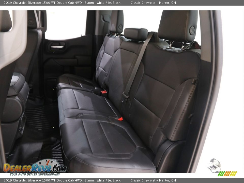 2019 Chevrolet Silverado 1500 WT Double Cab 4WD Summit White / Jet Black Photo #16