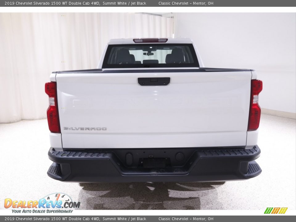 2019 Chevrolet Silverado 1500 WT Double Cab 4WD Summit White / Jet Black Photo #17