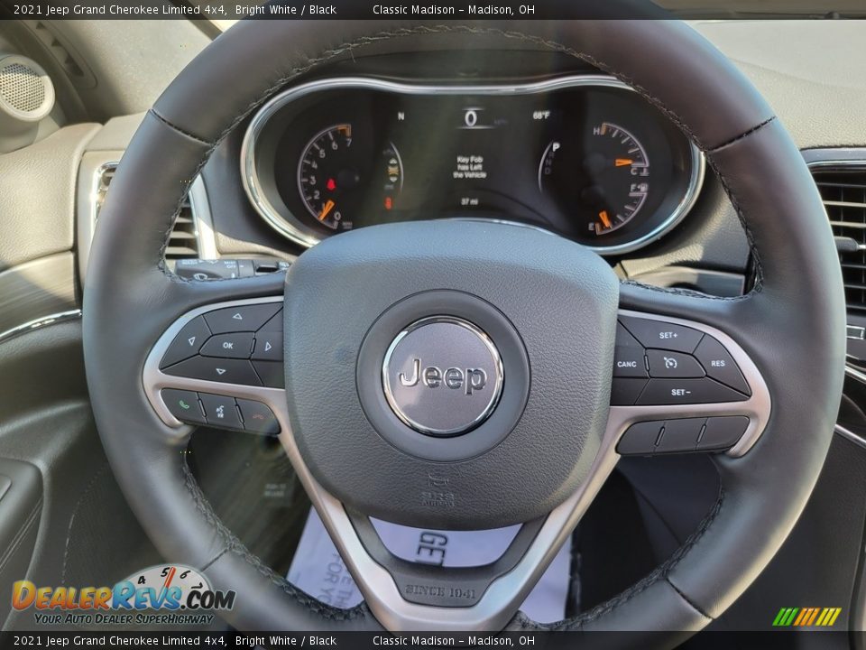 2021 Jeep Grand Cherokee Limited 4x4 Bright White / Black Photo #5