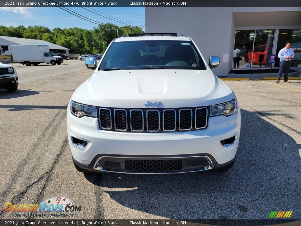 2021 Jeep Grand Cherokee Limited 4x4 Bright White / Black Photo #7