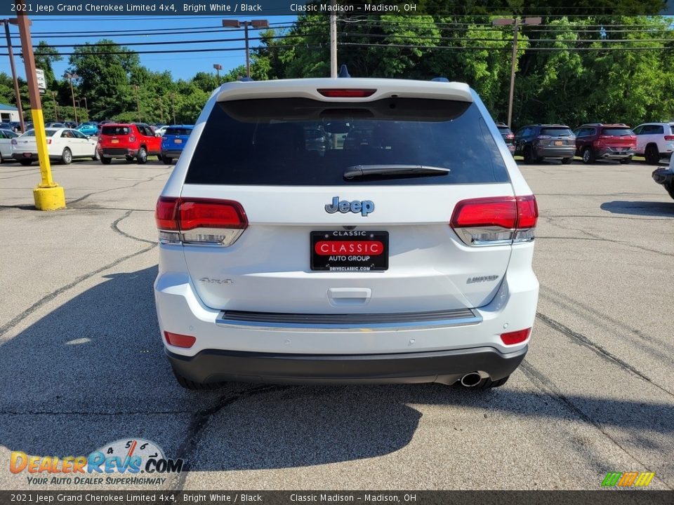 2021 Jeep Grand Cherokee Limited 4x4 Bright White / Black Photo #9