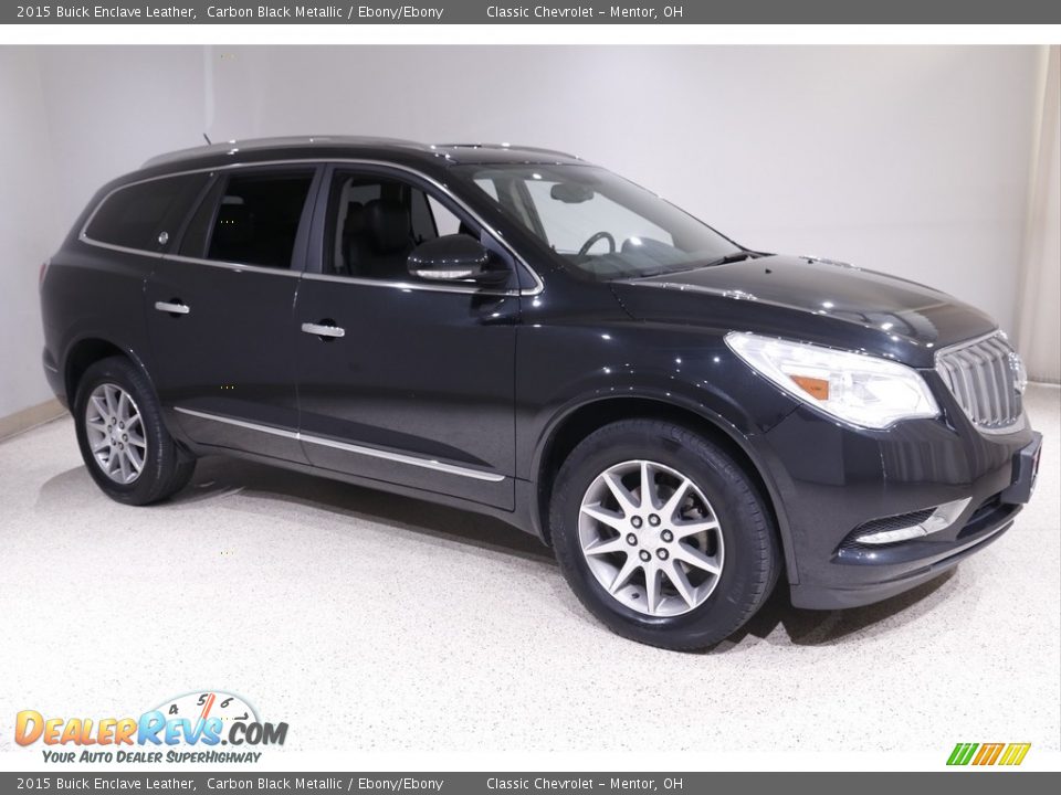 2015 Buick Enclave Leather Carbon Black Metallic / Ebony/Ebony Photo #1