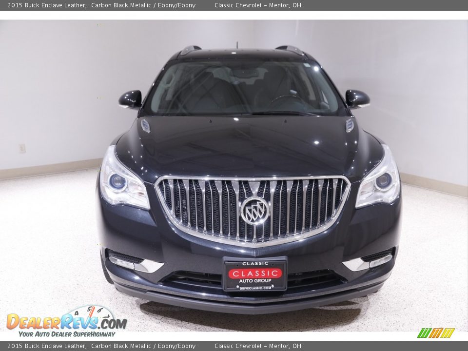 2015 Buick Enclave Leather Carbon Black Metallic / Ebony/Ebony Photo #2