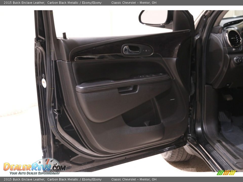 2015 Buick Enclave Leather Carbon Black Metallic / Ebony/Ebony Photo #4