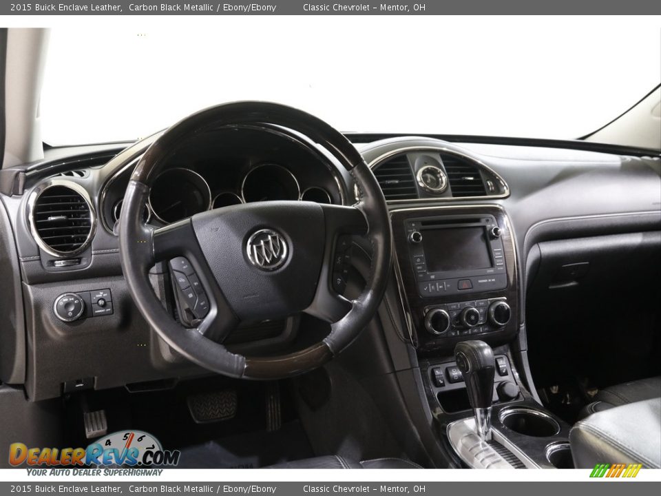 2015 Buick Enclave Leather Carbon Black Metallic / Ebony/Ebony Photo #6