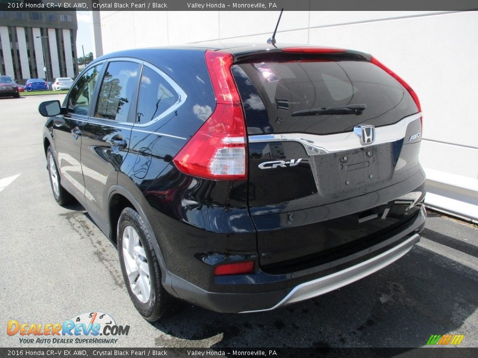 2016 Honda CR-V EX AWD Crystal Black Pearl / Black Photo #3