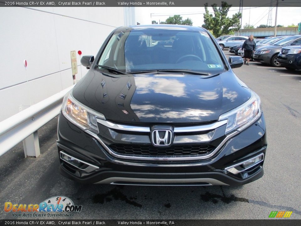 2016 Honda CR-V EX AWD Crystal Black Pearl / Black Photo #7