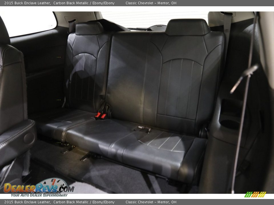 2015 Buick Enclave Leather Carbon Black Metallic / Ebony/Ebony Photo #17