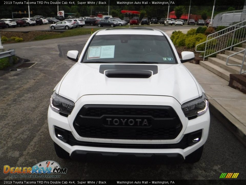 2019 Toyota Tacoma TRD Pro Double Cab 4x4 Super White / Black Photo #12