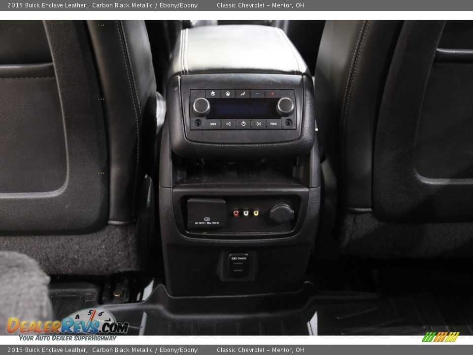 2015 Buick Enclave Leather Carbon Black Metallic / Ebony/Ebony Photo #19