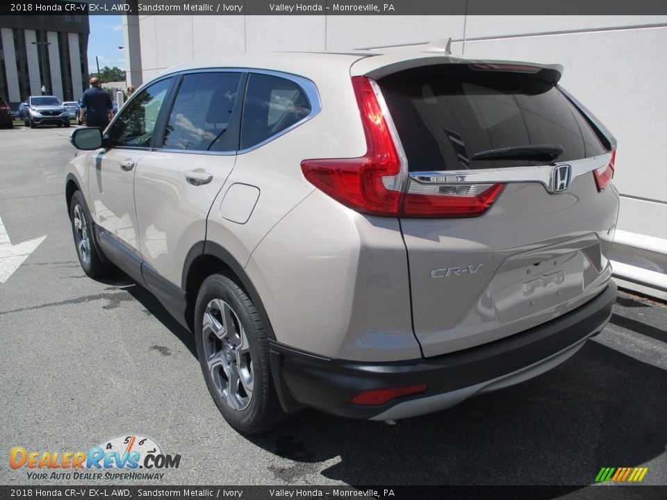 2018 Honda CR-V EX-L AWD Sandstorm Metallic / Ivory Photo #3