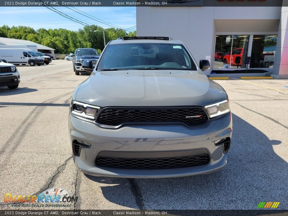 2021 Dodge Durango GT AWD Destroyer Gray / Black Photo #7