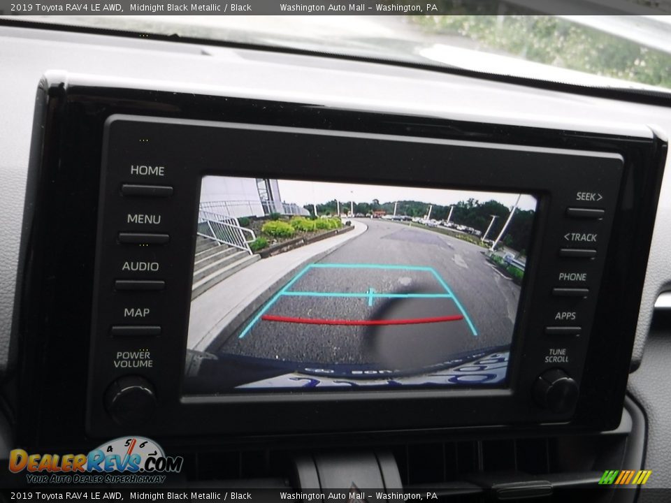 2019 Toyota RAV4 LE AWD Midnight Black Metallic / Black Photo #4