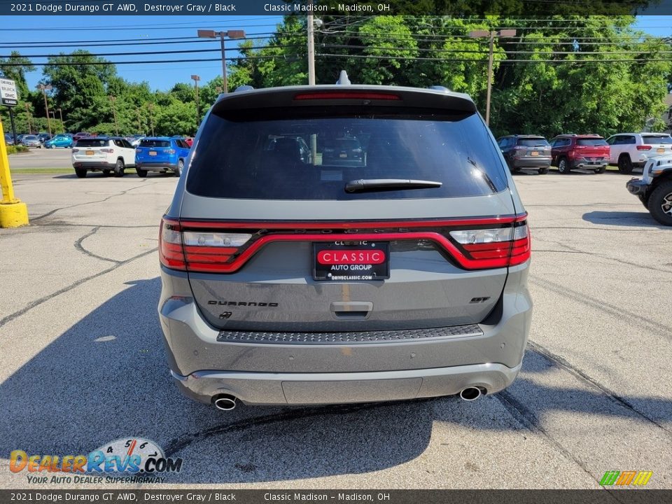 2021 Dodge Durango GT AWD Destroyer Gray / Black Photo #9