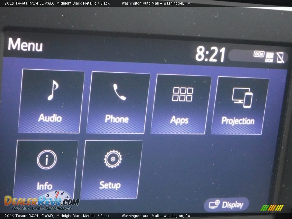 2019 Toyota RAV4 LE AWD Midnight Black Metallic / Black Photo #5