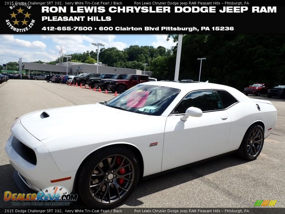 2015 Dodge Challenger SRT 392 Ivory White Tri-Coat Pearl / Black Photo #1