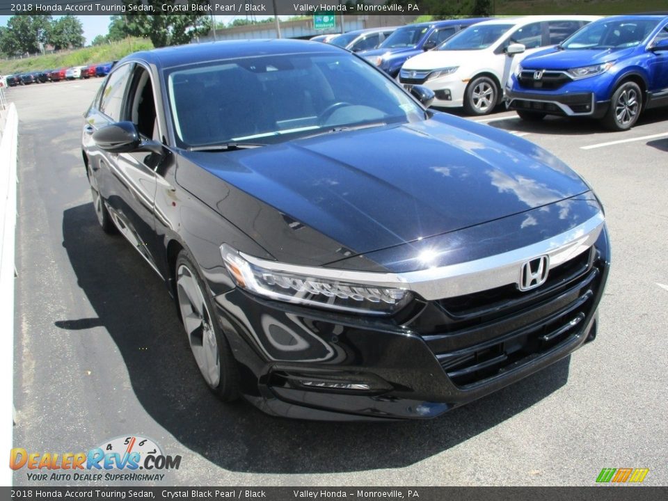 2018 Honda Accord Touring Sedan Crystal Black Pearl / Black Photo #3