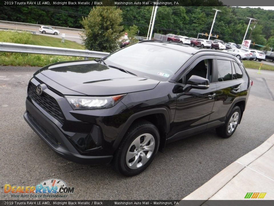 2019 Toyota RAV4 LE AWD Midnight Black Metallic / Black Photo #13