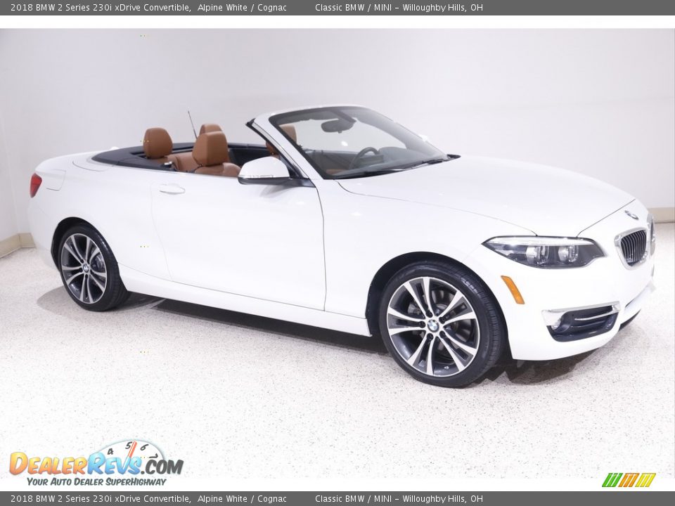 Alpine White 2018 BMW 2 Series 230i xDrive Convertible Photo #1