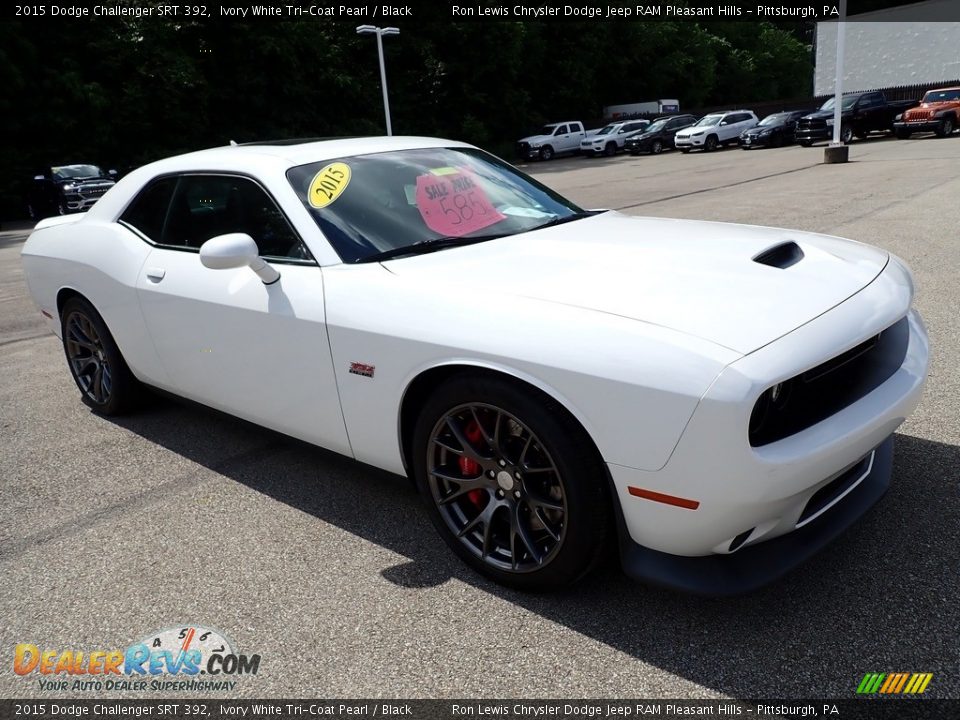 2015 Dodge Challenger SRT 392 Ivory White Tri-Coat Pearl / Black Photo #8