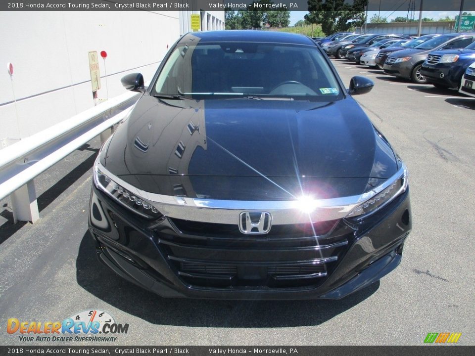 2018 Honda Accord Touring Sedan Crystal Black Pearl / Black Photo #10