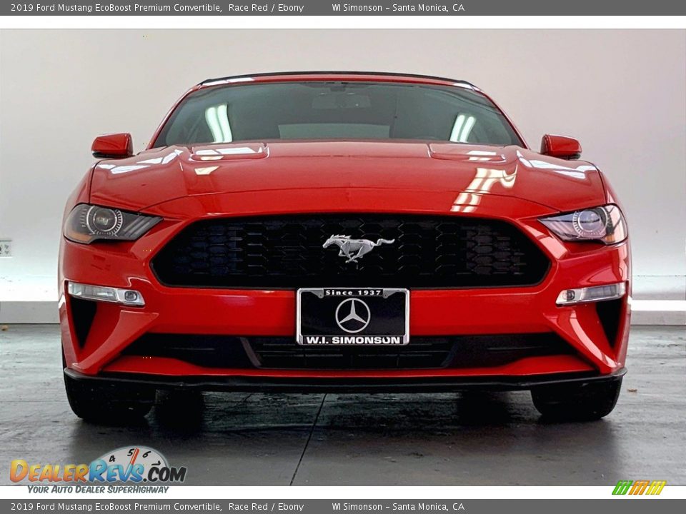 2019 Ford Mustang EcoBoost Premium Convertible Race Red / Ebony Photo #2