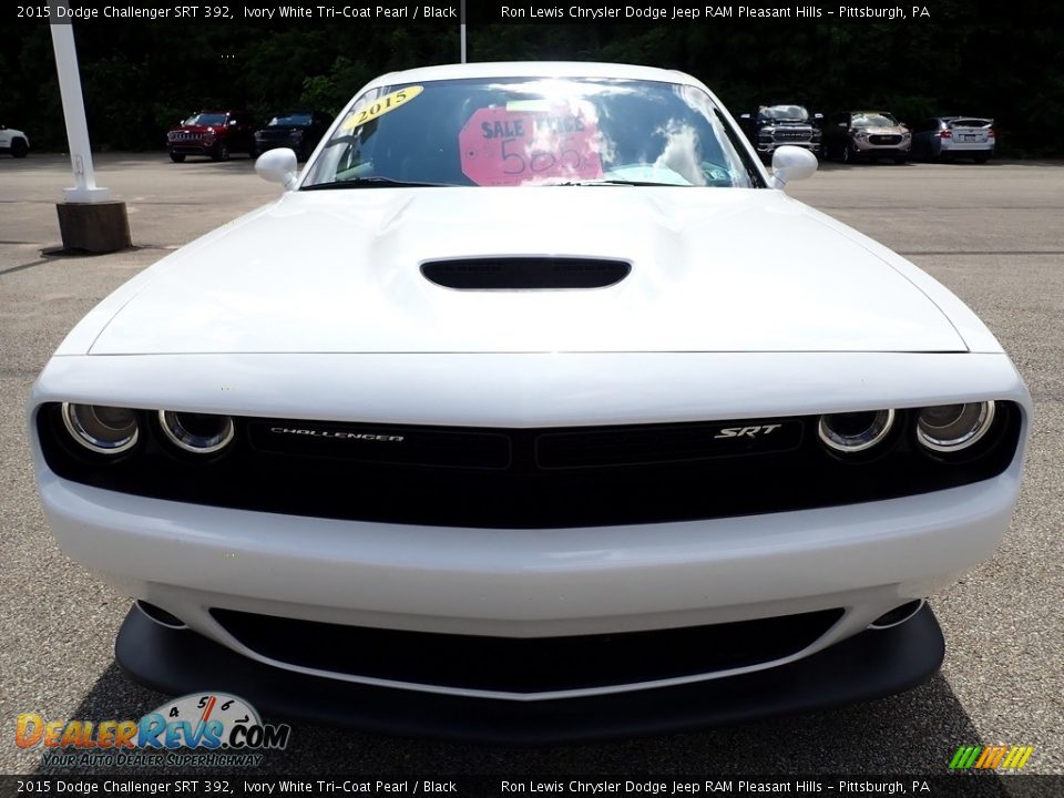 2015 Dodge Challenger SRT 392 Ivory White Tri-Coat Pearl / Black Photo #9