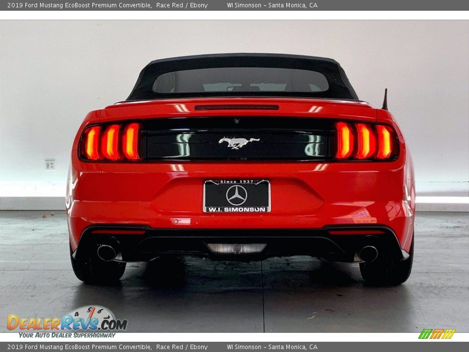 2019 Ford Mustang EcoBoost Premium Convertible Race Red / Ebony Photo #3